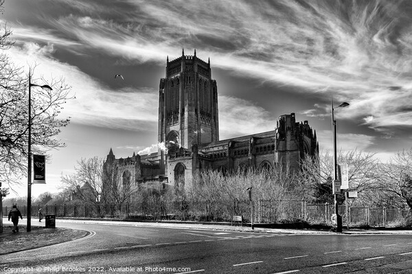 Liverpool Anglican Cathedral Picture Board by Philip Brookes