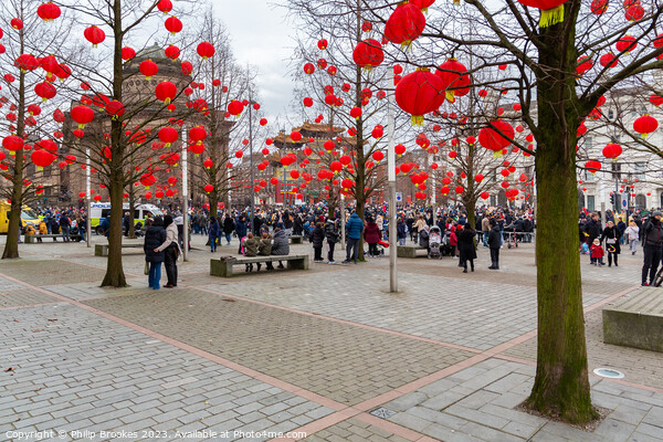 Chinese New Year in Liverpool Picture Board by Philip Brookes