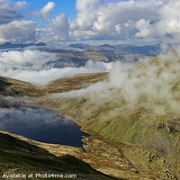 Buy canvas prints of Cloud Inversion over Dollywaggon Pike by Philip Brookes