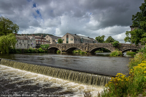 Stramongate Bridge, Kendal Picture Board by Philip Brookes