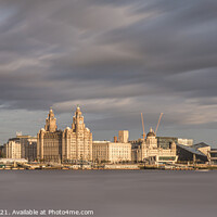 Buy canvas prints of Liverpool Waterfront Skyline by Philip Brookes