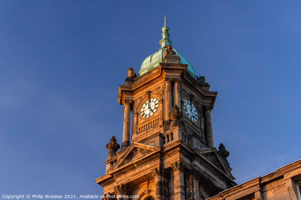 Birkenhead Town Hall Clocktower Picture Board by Philip Brookes