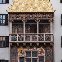 Buy canvas prints of Goldenes Dachl or Golden Roof in Innsbruck, Tyrol, Austria by Dietmar Rauscher