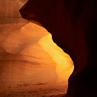 Buy canvas prints of Antelope Canyon, Orange Rock Formation, in Arizona by Dietmar Rauscher