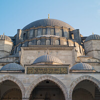 Buy canvas prints of Dome of the Suleymaniye Mosque, Istanbul by Dietmar Rauscher
