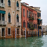 Buy canvas prints of Palazzo Erizzo Nani Mocenigo and Palazzo Da Lezze in Venice by Dietmar Rauscher