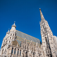 Buy canvas prints of Saint Stephens Cathedral in Vienna, Austria by Dietmar Rauscher