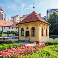 Buy canvas prints of Franciscan Garden in Prague by Dietmar Rauscher