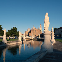 Buy canvas prints of Prato della Valle Square in the Evening in Padua, Italy  by Dietmar Rauscher
