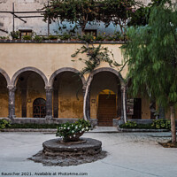 Buy canvas prints of Chiostri di San Francesco Cloister in Sorrento, Italy by Dietmar Rauscher