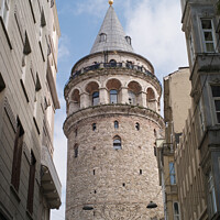 Buy canvas prints of The Famous Galata Tower in IStanbul, Turkey by Dietmar Rauscher