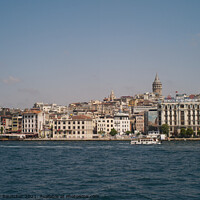 Buy canvas prints of Cityscape of Istanbul with Galata Tower by Dietmar Rauscher