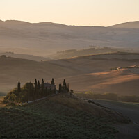 Buy canvas prints of Podere Belvedere Villa in Val d'Orcia Region in Tuscany, Italy a by Dietmar Rauscher