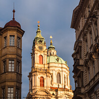 Buy canvas prints of Baroque Saint Nicholas Church in Prague, Czech Republic by Dietmar Rauscher