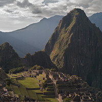 Buy canvas prints of Machu Picchu Ruins in Peru by Dietmar Rauscher
