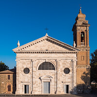 Buy canvas prints of Madonna or Santa Maria del Soccorso Church in Montalcino, Tuscan by Dietmar Rauscher