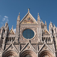 Buy canvas prints of Siena Cathedral West Facade by Dietmar Rauscher