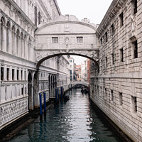 Buy canvas prints of Bridge of Sighs at the Doges Palace in Venice by Dietmar Rauscher