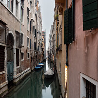 Buy canvas prints of Small Canal in Venice, Italy by Dietmar Rauscher