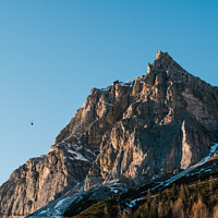 Buy canvas prints of Lagazuoi Mountain Peak in the Dolomites of Italy by Dietmar Rauscher