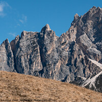 Buy canvas prints of Pomagagnon Mountain in the Dolomites near Cortina d'Ampezzo by Dietmar Rauscher