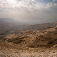 Buy canvas prints of Wadi Mujib Landscape in Jordan by Dietmar Rauscher
