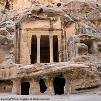 Buy canvas prints of Temple in Little Petra or Siq Al-Barid by Dietmar Rauscher