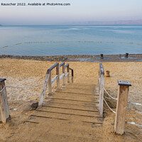Buy canvas prints of Dead Sea Beach in the Early Morning by Dietmar Rauscher