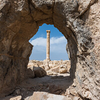 Buy canvas prints of Machaerus Castle Ruins in Jordan by Dietmar Rauscher