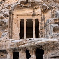 Buy canvas prints of Temple in Little Petra or Siq Al-Barid by Dietmar Rauscher