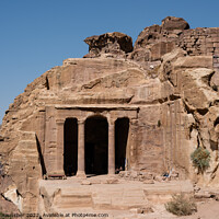 Buy canvas prints of Garden Tomb in Petra, Jordan by Dietmar Rauscher