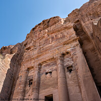 Buy canvas prints of Urn Tomb Facade in Petra, Jordan by Dietmar Rauscher