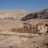 Buy canvas prints of Great Temple at Petra, Jordan by Dietmar Rauscher