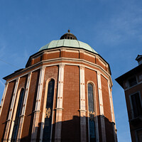 Buy canvas prints of Vicenza Cathedral Apse with Cupola by Andrea Palla by Dietmar Rauscher