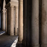 Buy canvas prints of Columns of the Loggia of the Basilica Palladiana in Vicenza  by Dietmar Rauscher