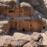 Buy canvas prints of Tomb of the Roman Soldier in Petra, Jordan by Dietmar Rauscher
