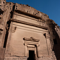Buy canvas prints of Uneishu Tomb BD 813 in Petra, Jordan by Dietmar Rauscher
