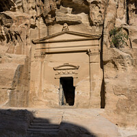 Buy canvas prints of Tomb 846 in Little Petra, Jordan by Dietmar Rauscher