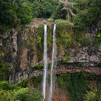 Buy canvas prints of Chamarel Waterfalls in Mauritius by Dietmar Rauscher