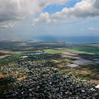 Buy canvas prints of Mauritius Aerial Landscape near Triolet by Dietmar Rauscher