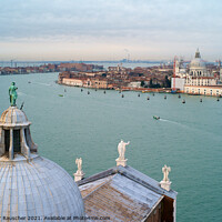 Buy canvas prints of Cityscape of Venice with Santa Maria Salute by Dietmar Rauscher