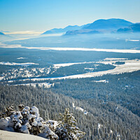 Buy canvas prints of Fresh Snow on Mount Swansea British Columbia Canada by Shawna and Damien Richard