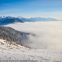 Buy canvas prints of Above cloud inversion Swansea Mountain Rocky Mountains British C by Shawna and Damien Richard