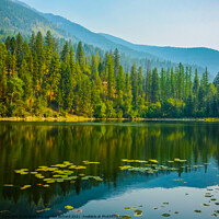 Buy canvas prints of Canuck Lake Premier Lake Provincial Park British Columbia by Shawna and Damien Richard