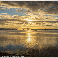 Buy canvas prints of Sunrise at Cromarty Firth by David J Gillan