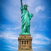 Buy canvas prints of Statue Of Liberty by David J Gillan