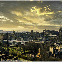 Buy canvas prints of Edinburgh Skyline by David J Gillan