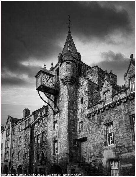 Old Tolbooth Picture Board by David J Gillan