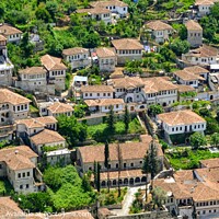 Buy canvas prints of The albanian ancient city of Berat by Paulina Sator
