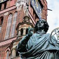 Buy canvas prints of The Nicolaus Copernicus Monument in Torun  by Paulina Sator